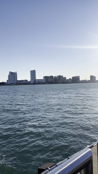 Detroit River Walk, near Bridge — photo