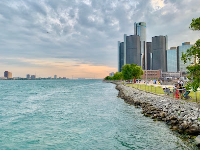 Detroit Riverwalk in Detroit