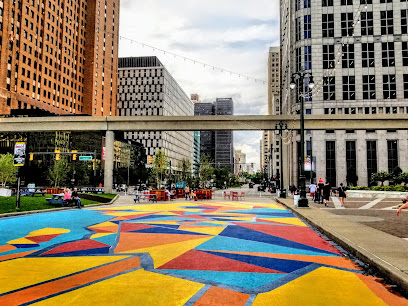 Spirit of Detroit Plaza in Detroit